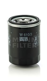 Купить запчасть MANN-FILTER - W6103 Фильтр масляный MAZDA/MITSUBISHI/HYUNDAI/FIAT/Peugeot
