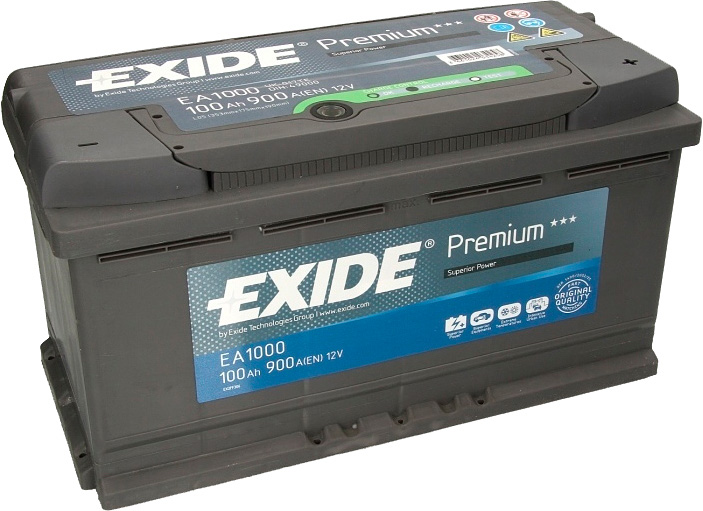 Купить запчасть EXIDE - EA1000 Аккумулятор автомобильный EXIDE EA1000 100 Ач